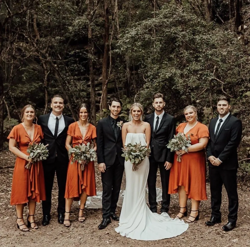 Sunny Daze Dress - Rust