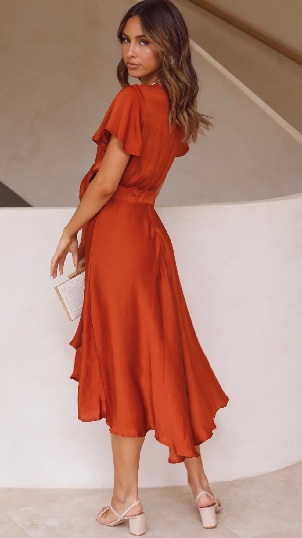 Sunny Daze Dress - Rust