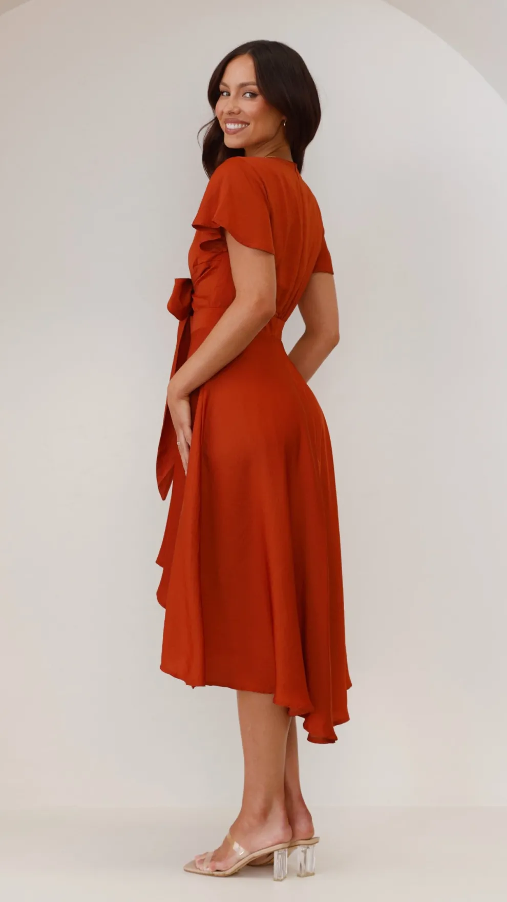 Sunny Daze Dress - Rust