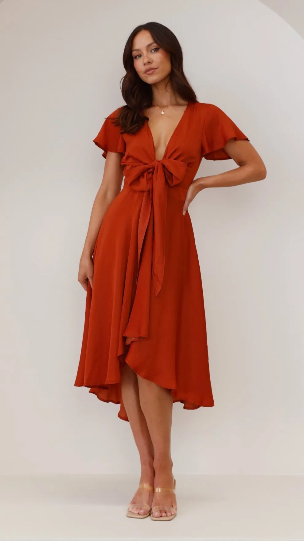 Sunny Daze Dress - Rust