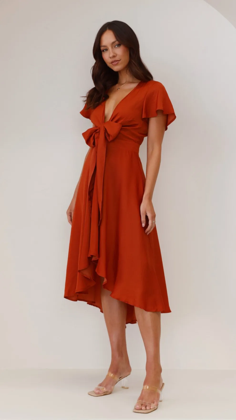Sunny Daze Dress - Rust