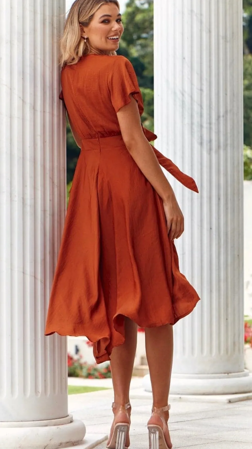 Sunny Daze Dress - Rust