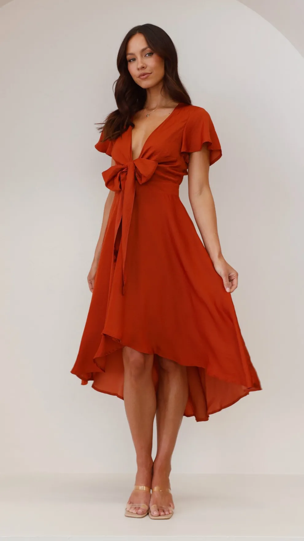 Sunny Daze Dress - Rust