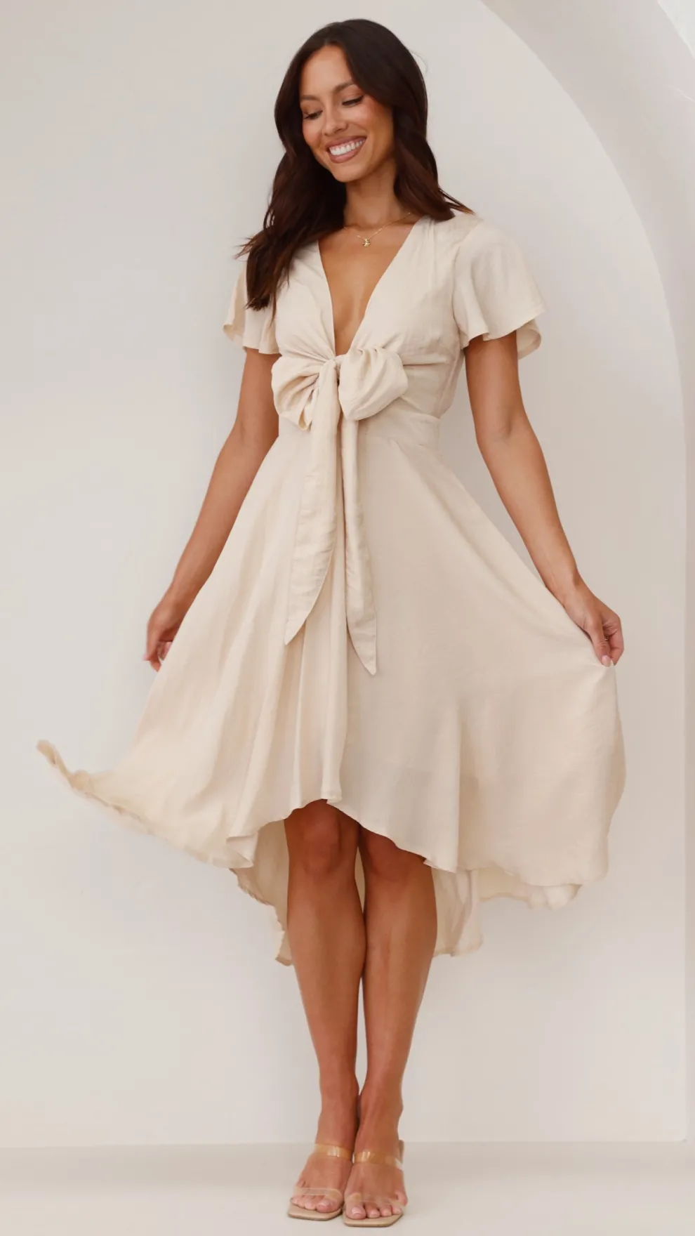 Sunny Daze Dress - Champagne