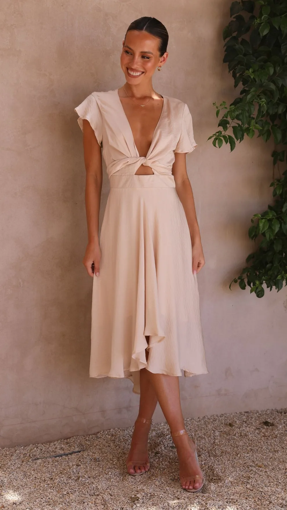 Sunny Daze Dress - Champagne