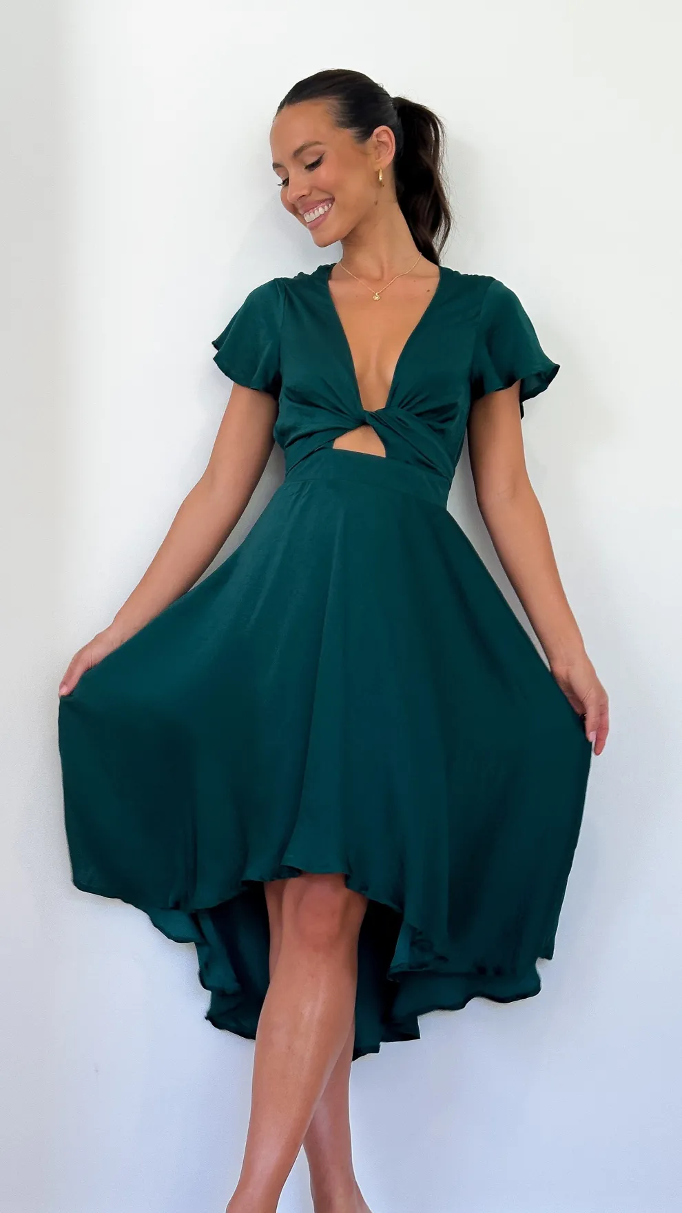 Sunny Daze Dress - Emerald