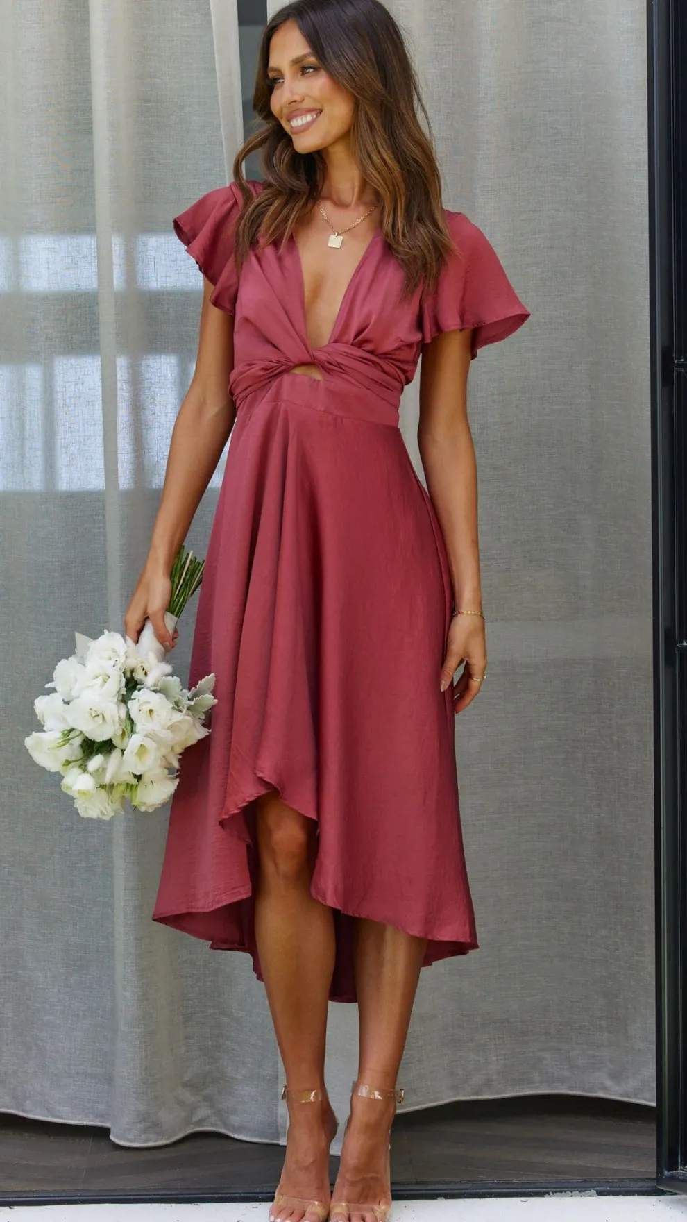 Sunny Daze Dress - Berry