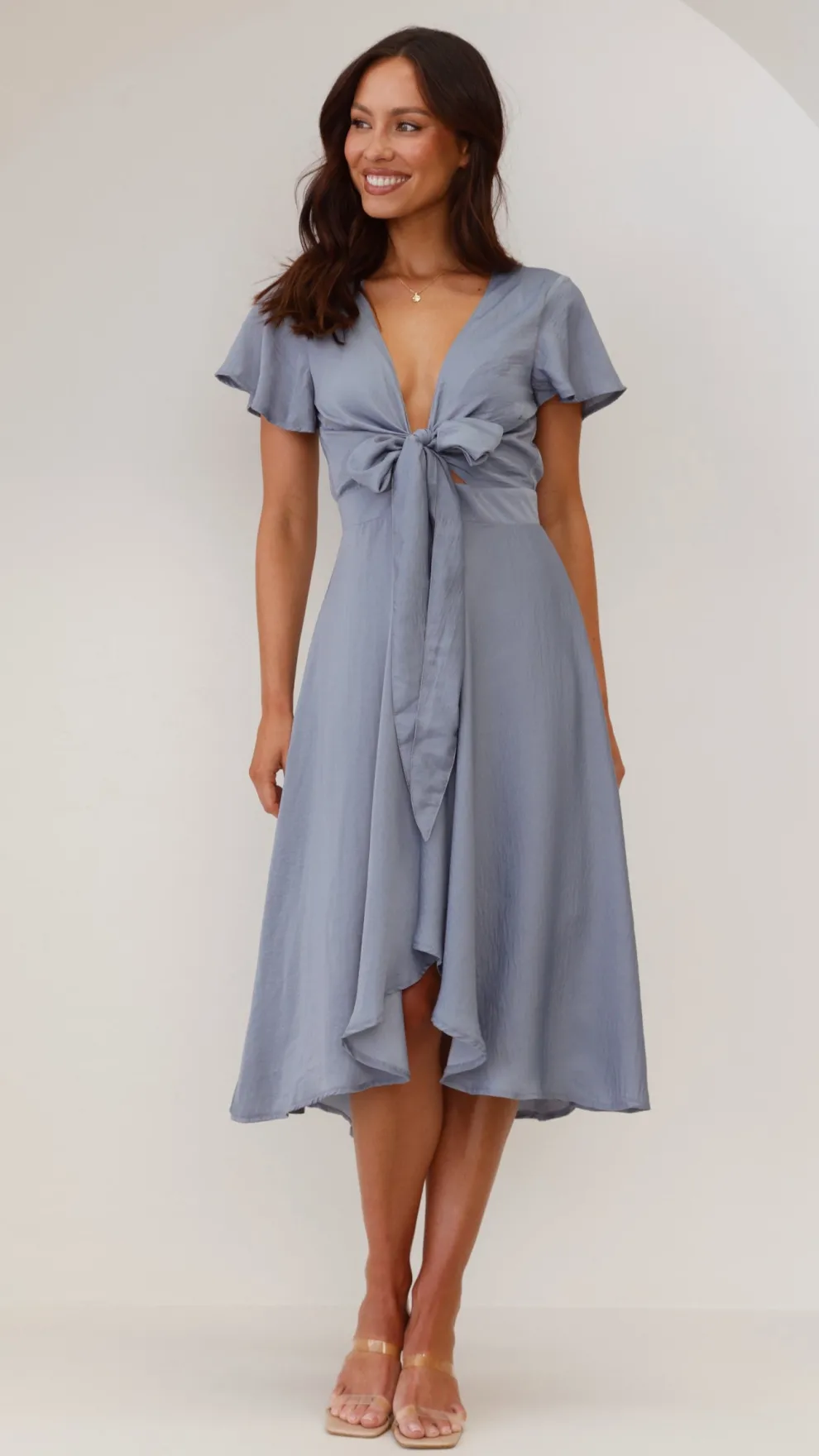 Sunny Daze Dress - Steel Blue