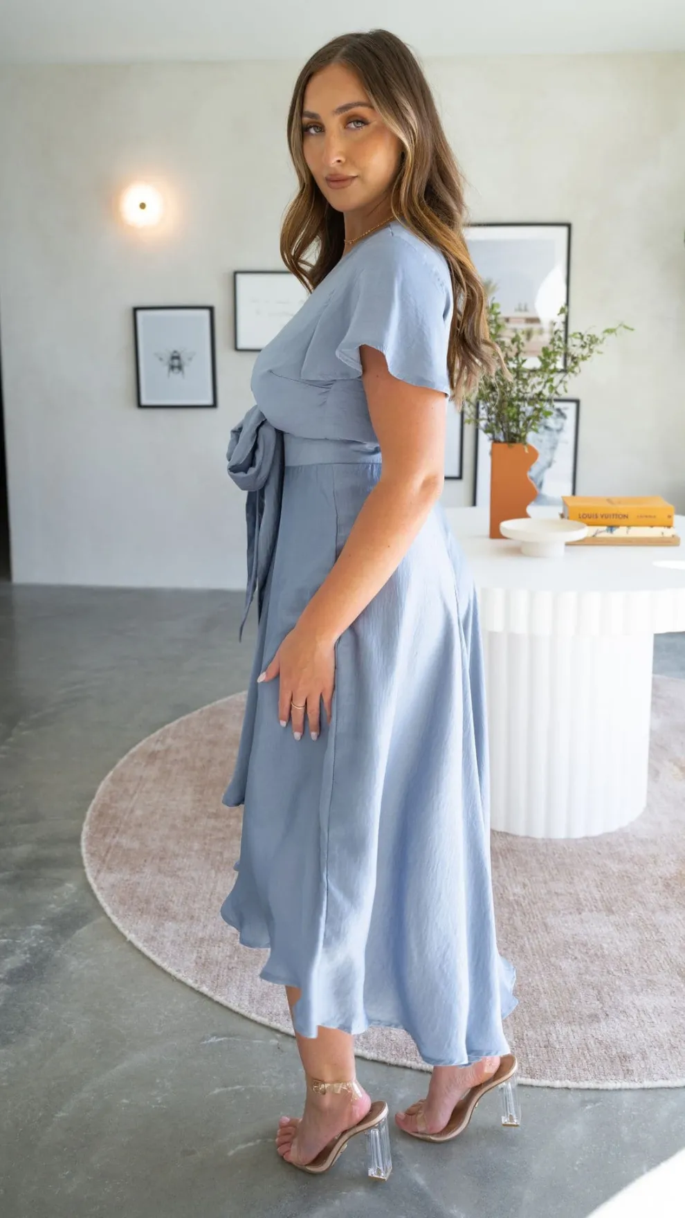 Sunny Daze Dress - Steel Blue