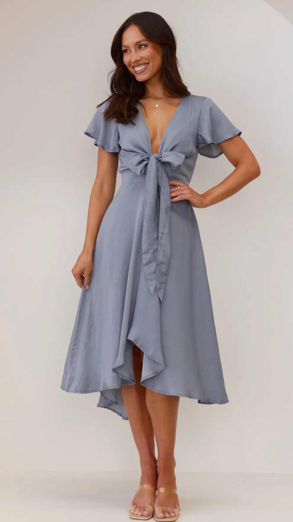 Sunny Daze Dress - Steel Blue