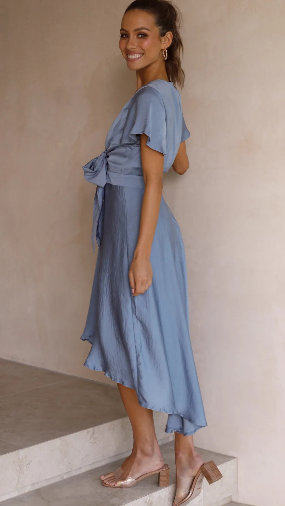 Sunny Daze Dress - Steel Blue