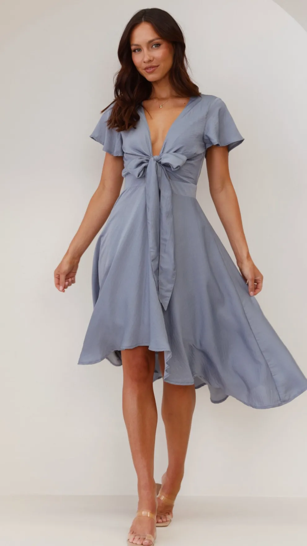 Sunny Daze Dress - Steel Blue