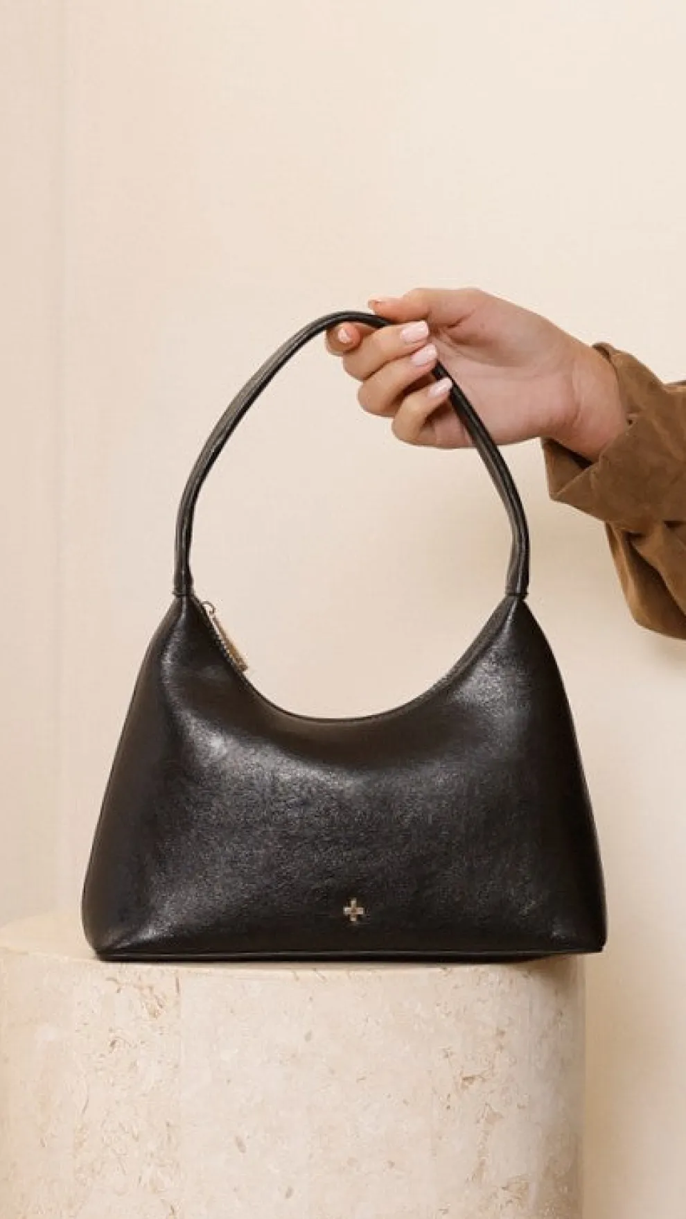Sweetie Shoulder Bag - Black PU