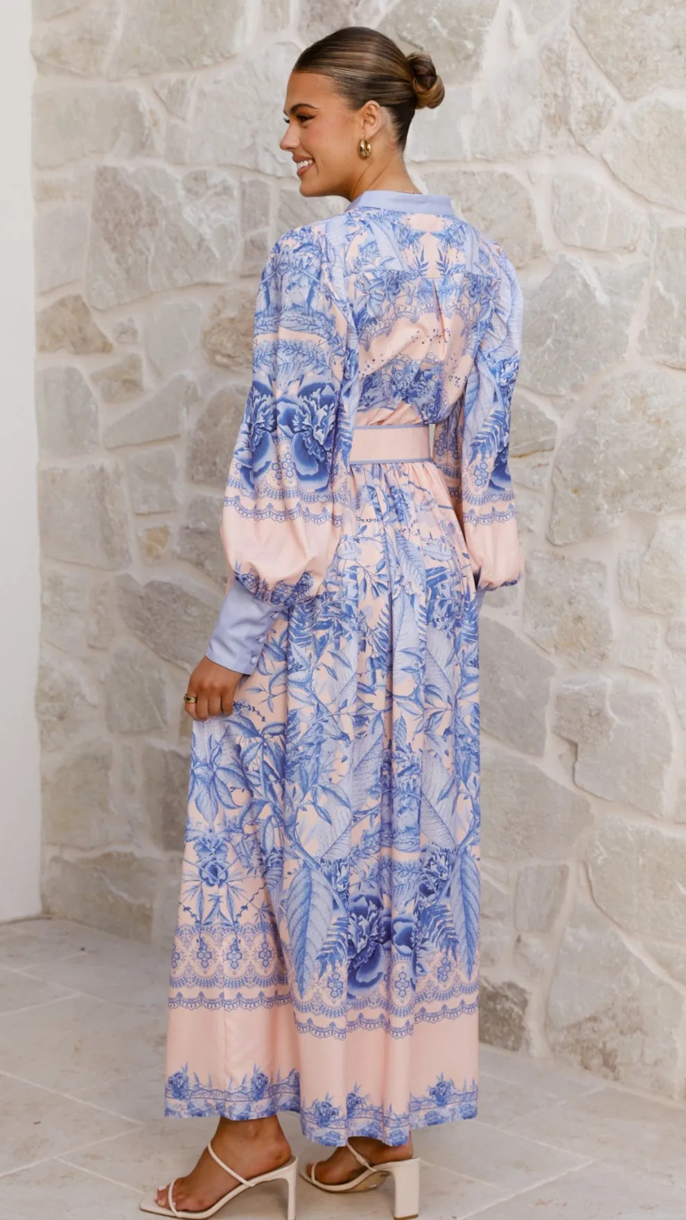 Taia Maxi Dress - Madeline Blue