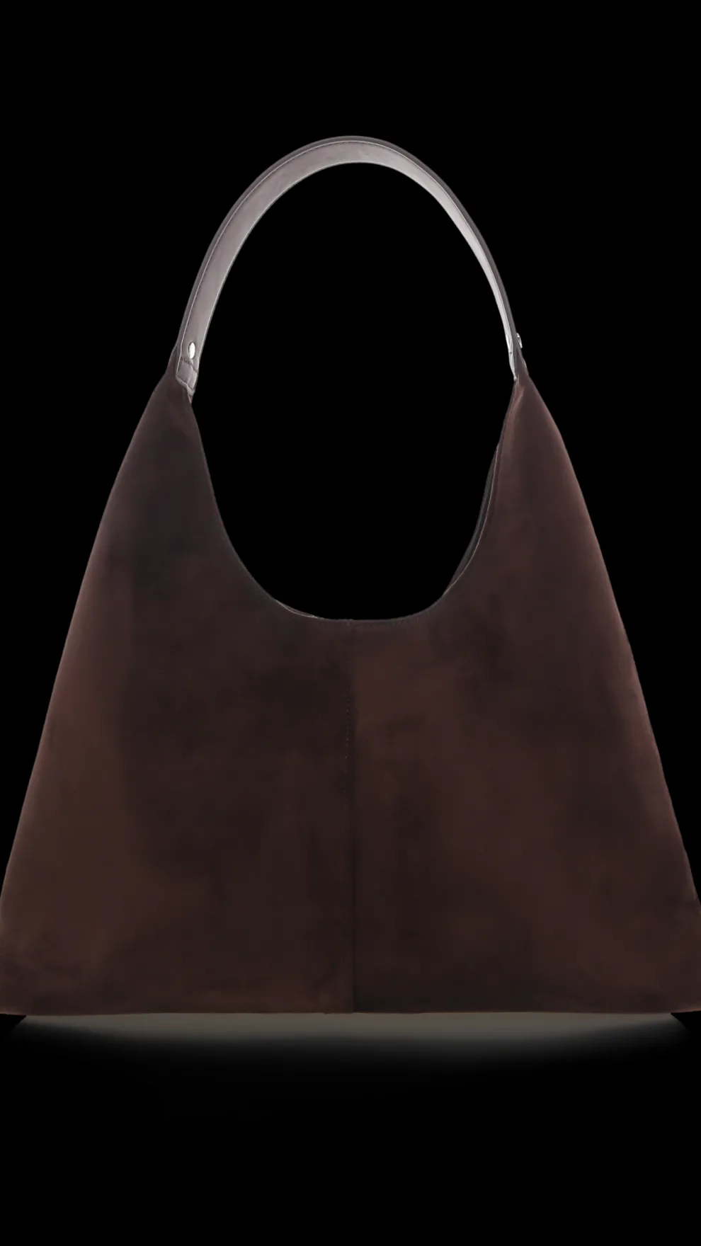 Tammy Shoulder Bag - Chocolate Suede
