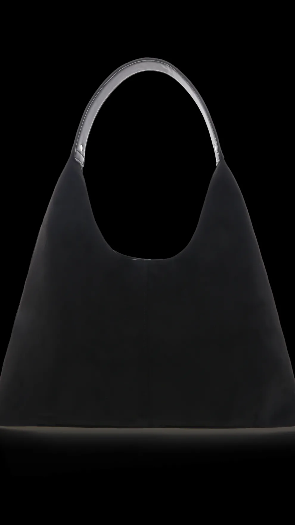 Tammy Shoulder Bag - Black Suede
