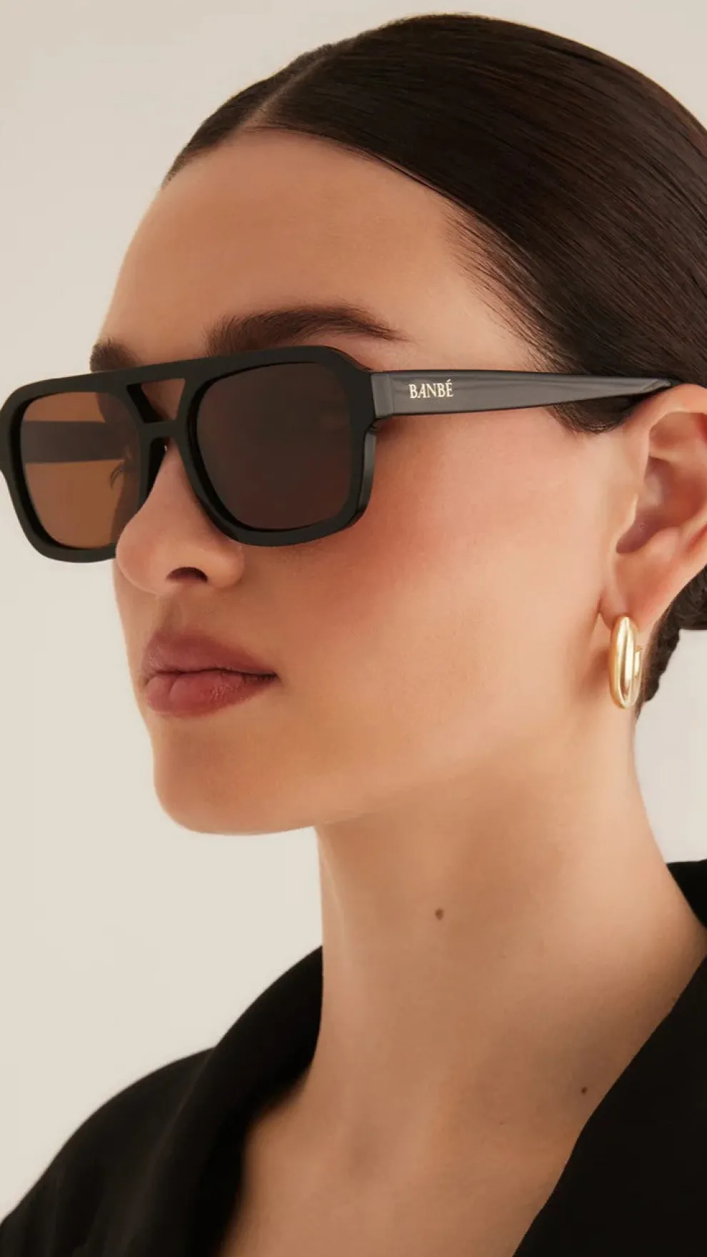 The Del Ray Sunglasses - Black / Brown