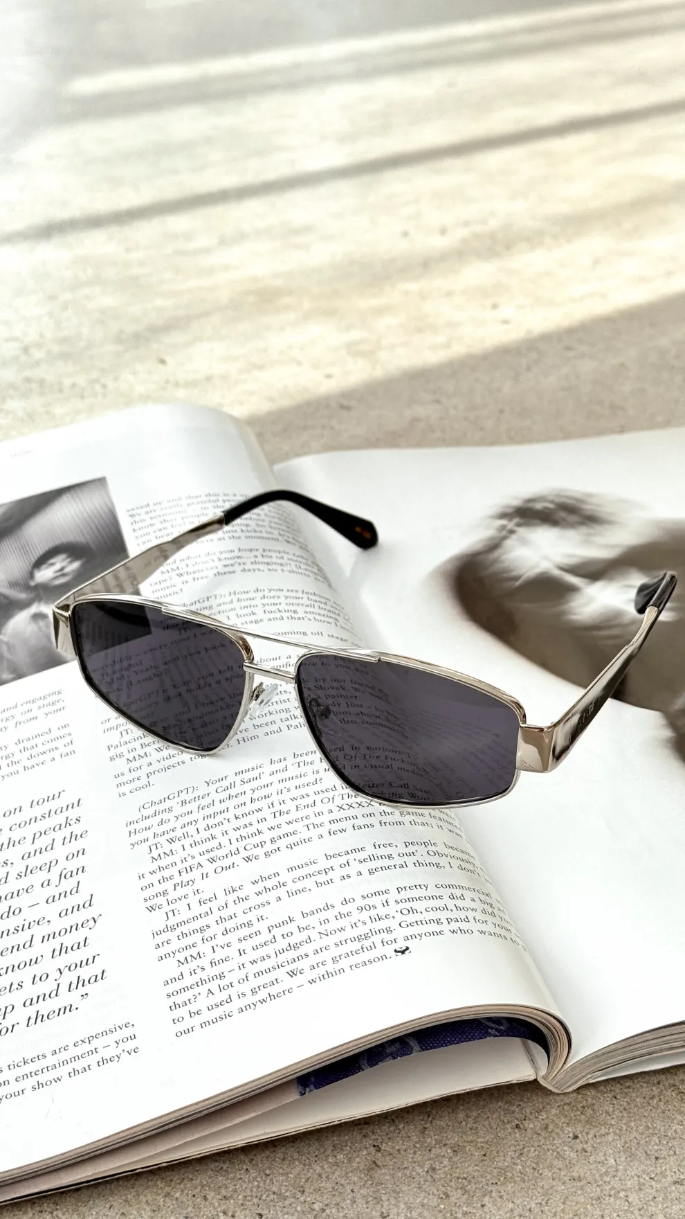 The Earle Sunglasses - Silver / Smoke