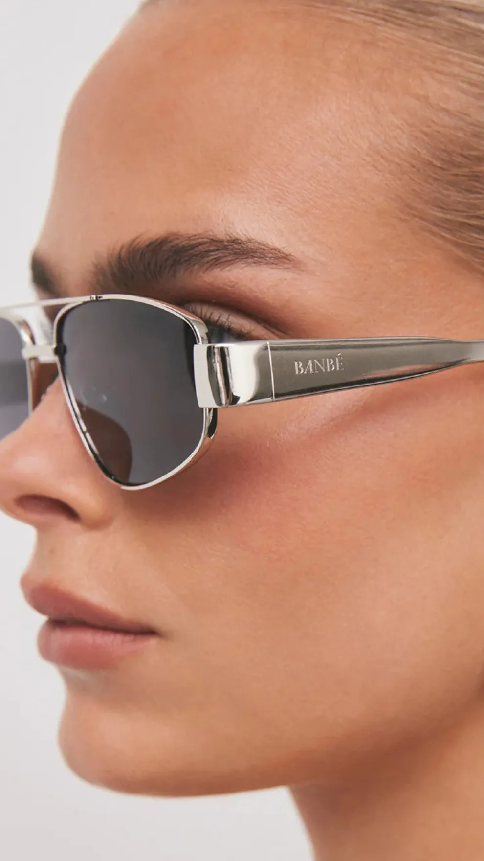 The Earle Sunglasses - Silver / Smoke