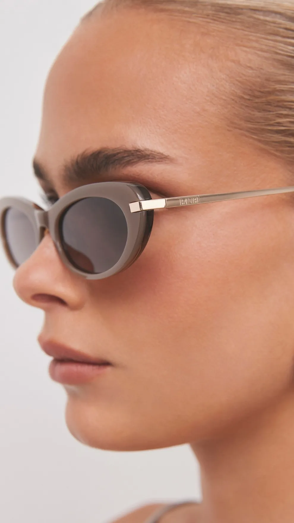 The Rae Sunglasses - Taupe / Brown