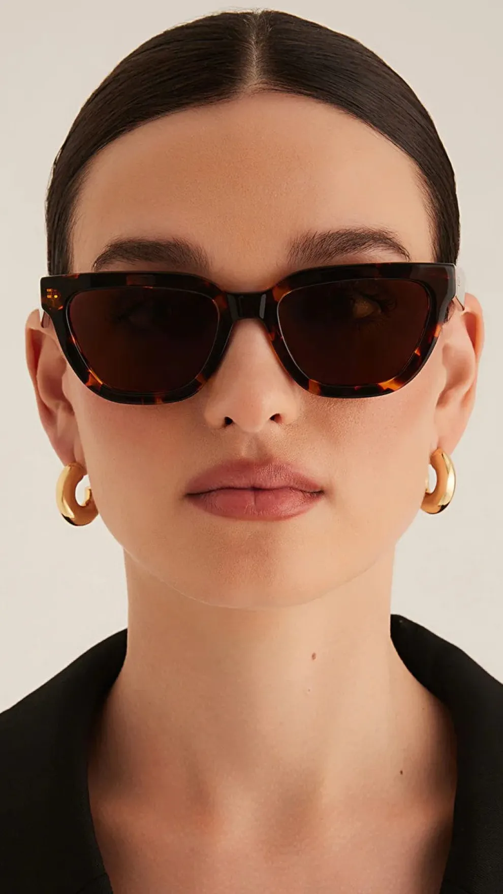 The Scarlette Sunglasses - Ginger Tort / Brown