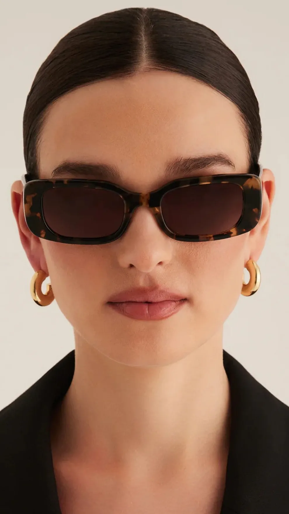 The Tash Sunglasses - Toffee Tort / Black