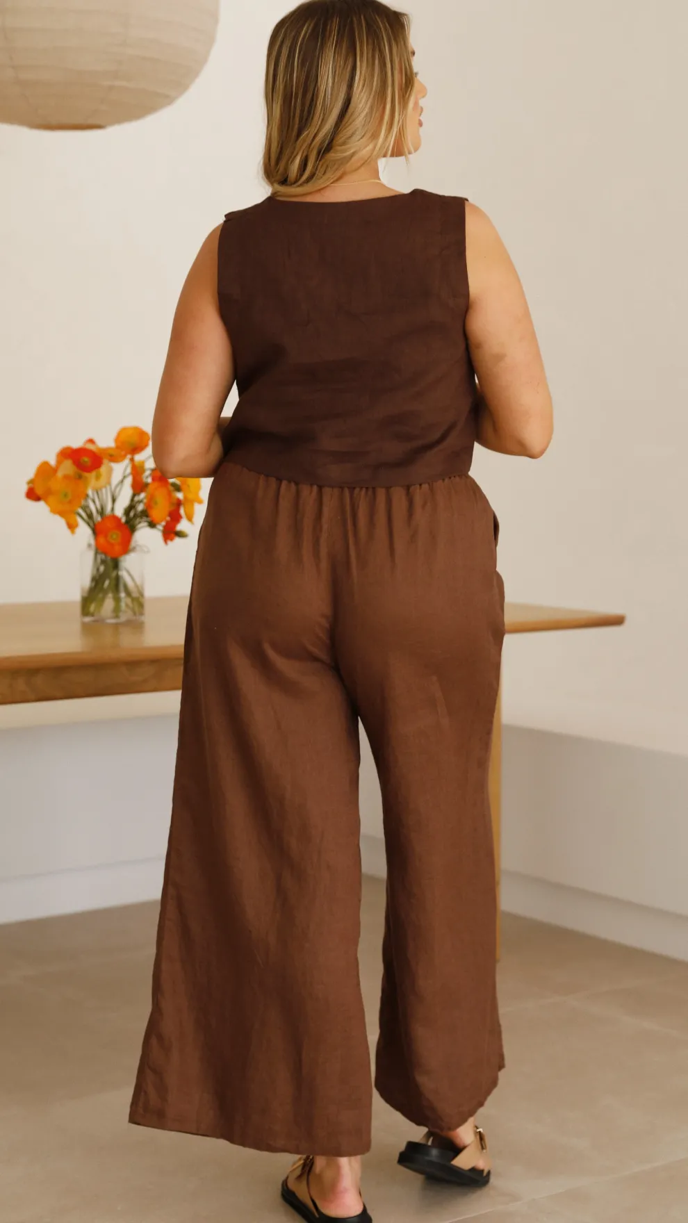 Tillie Crop Top - Chocolate