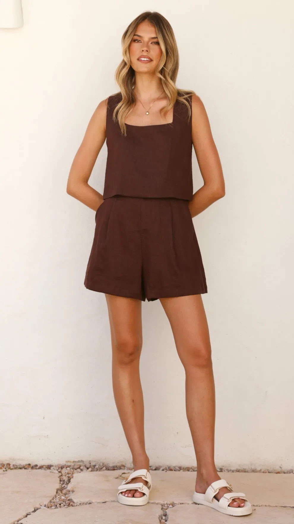 Tillie Crop Top - Chocolate