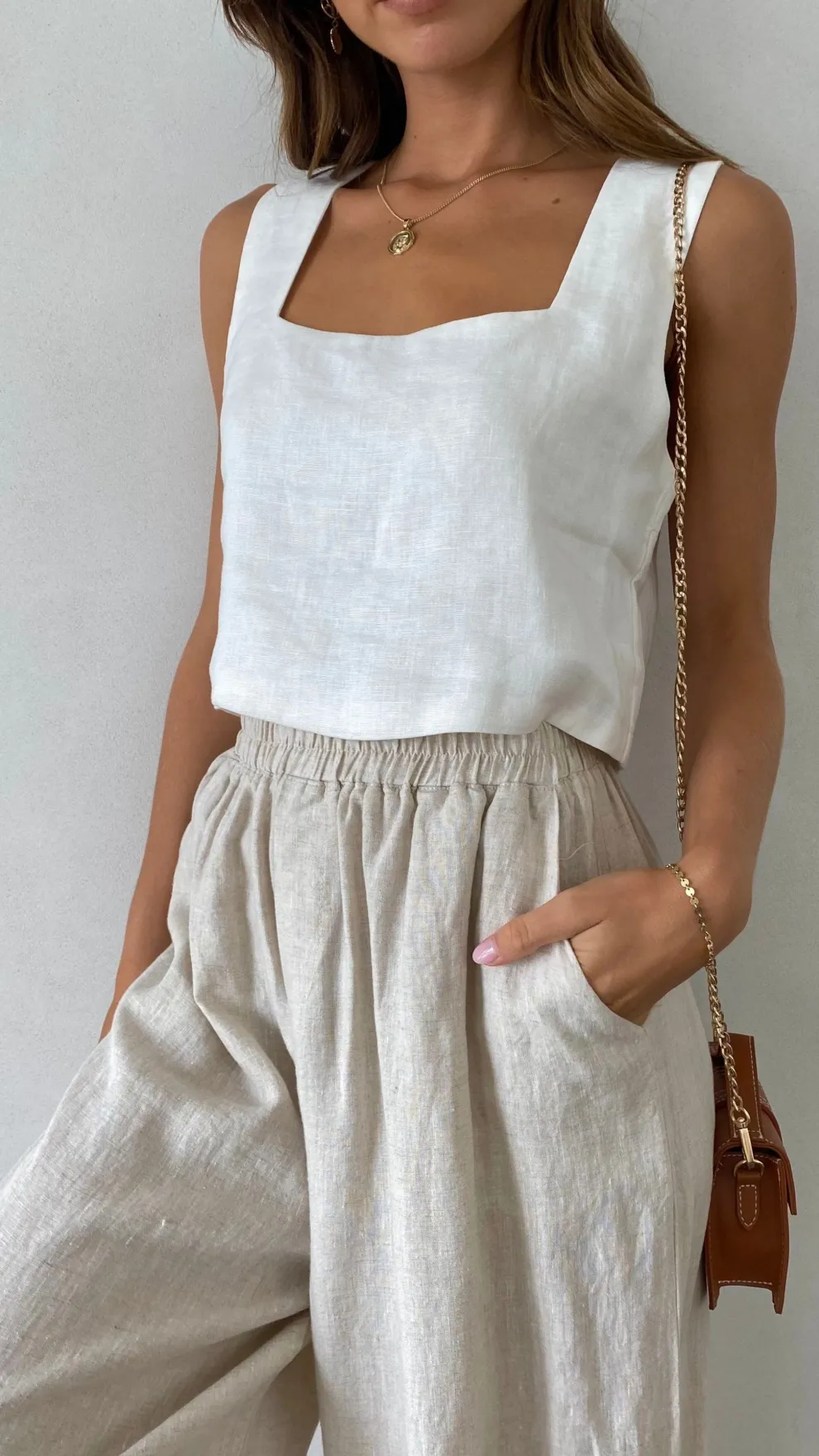 Tillie Crop Top - White
