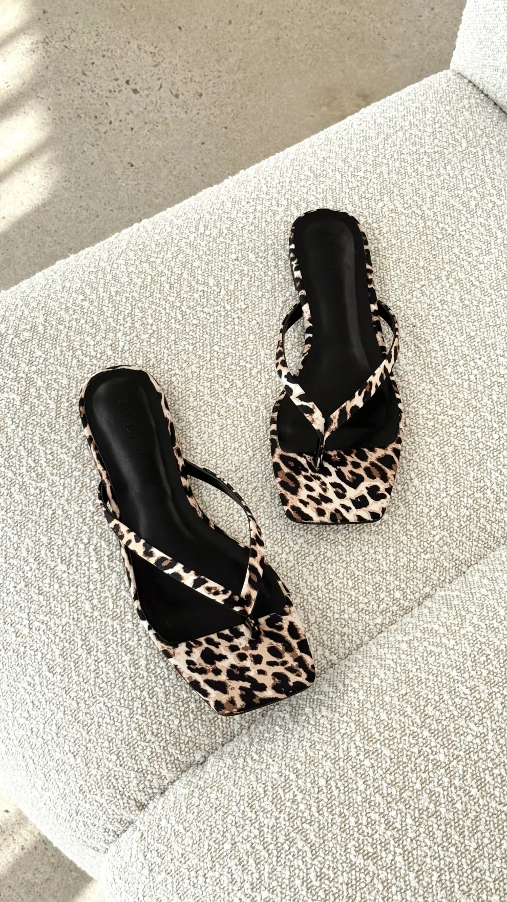 Tove Sandal - Leopard Satin
