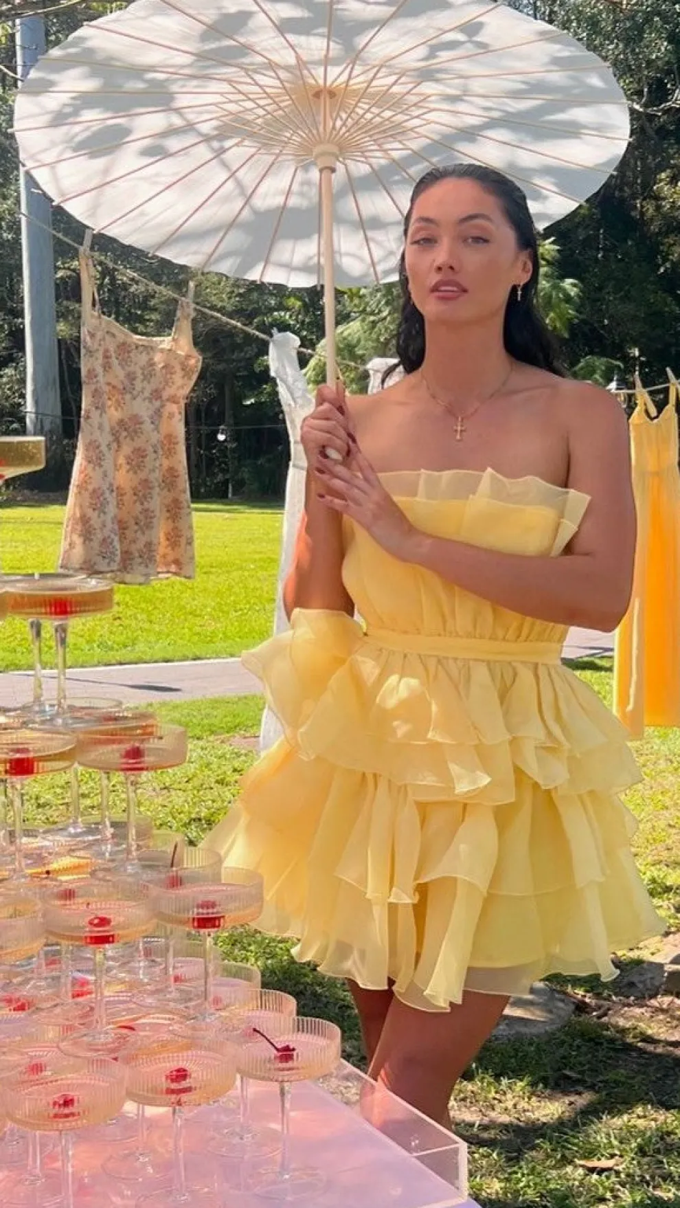 Vallerina Mini Dress - Yellow