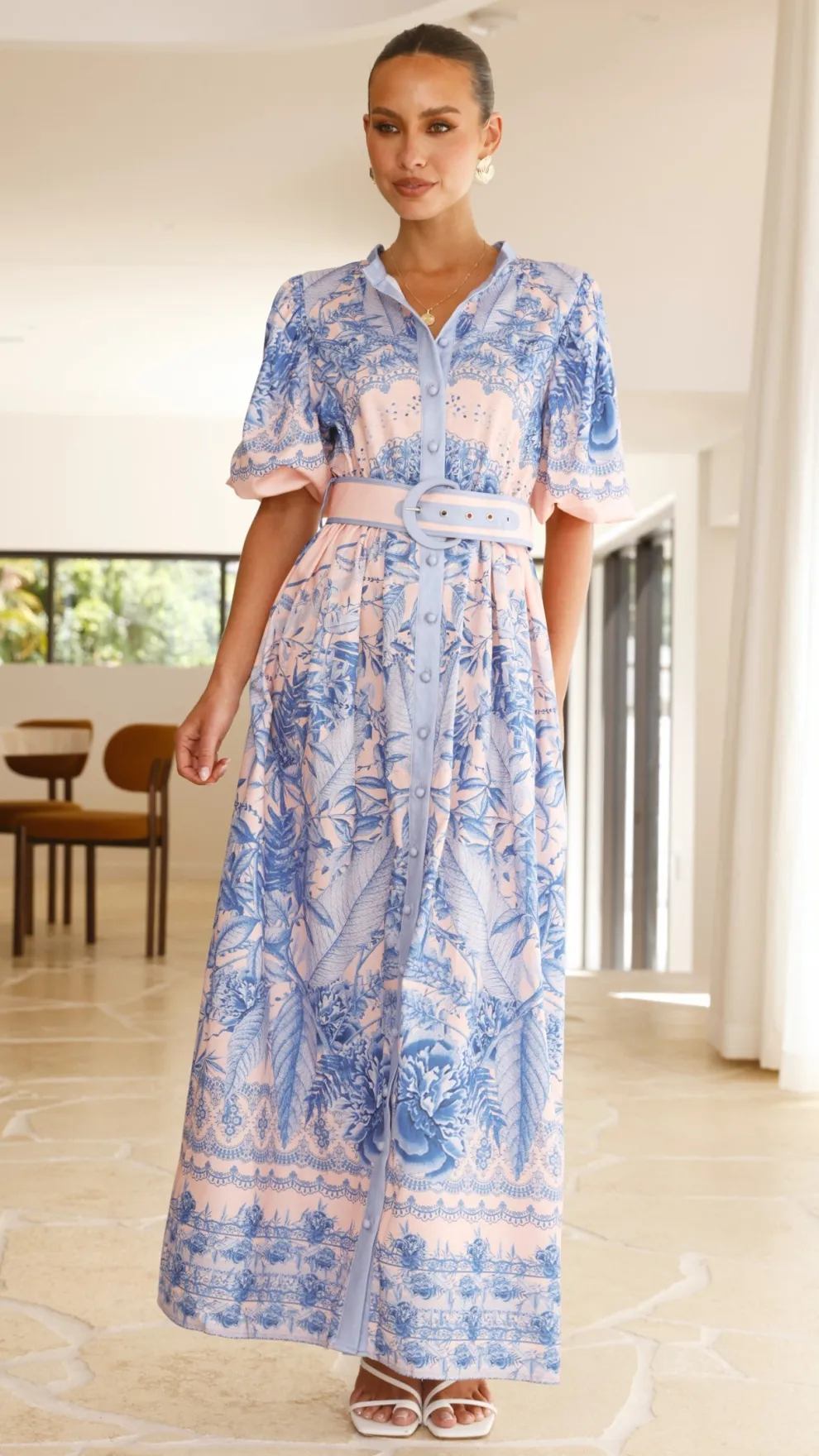 Vania Maxi Dress - Madeline Blue