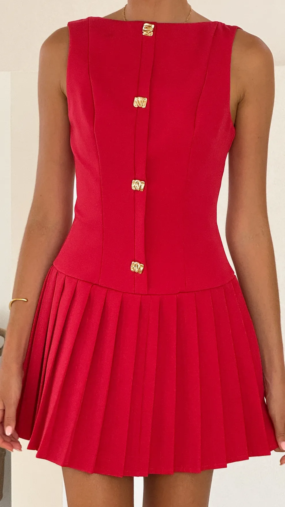 Vesperus Mini Dress - Red