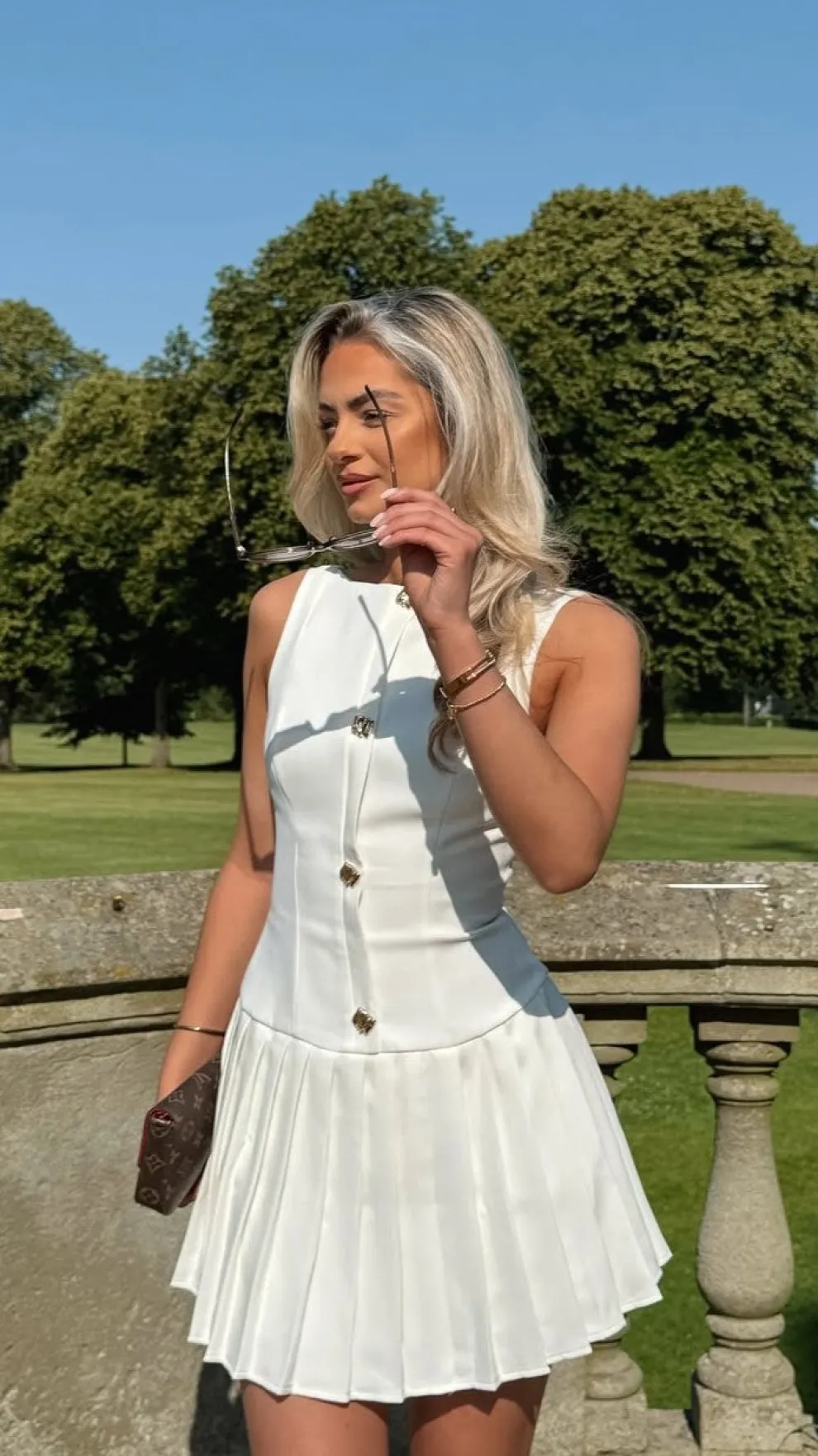 Vesperus Mini Dress - White