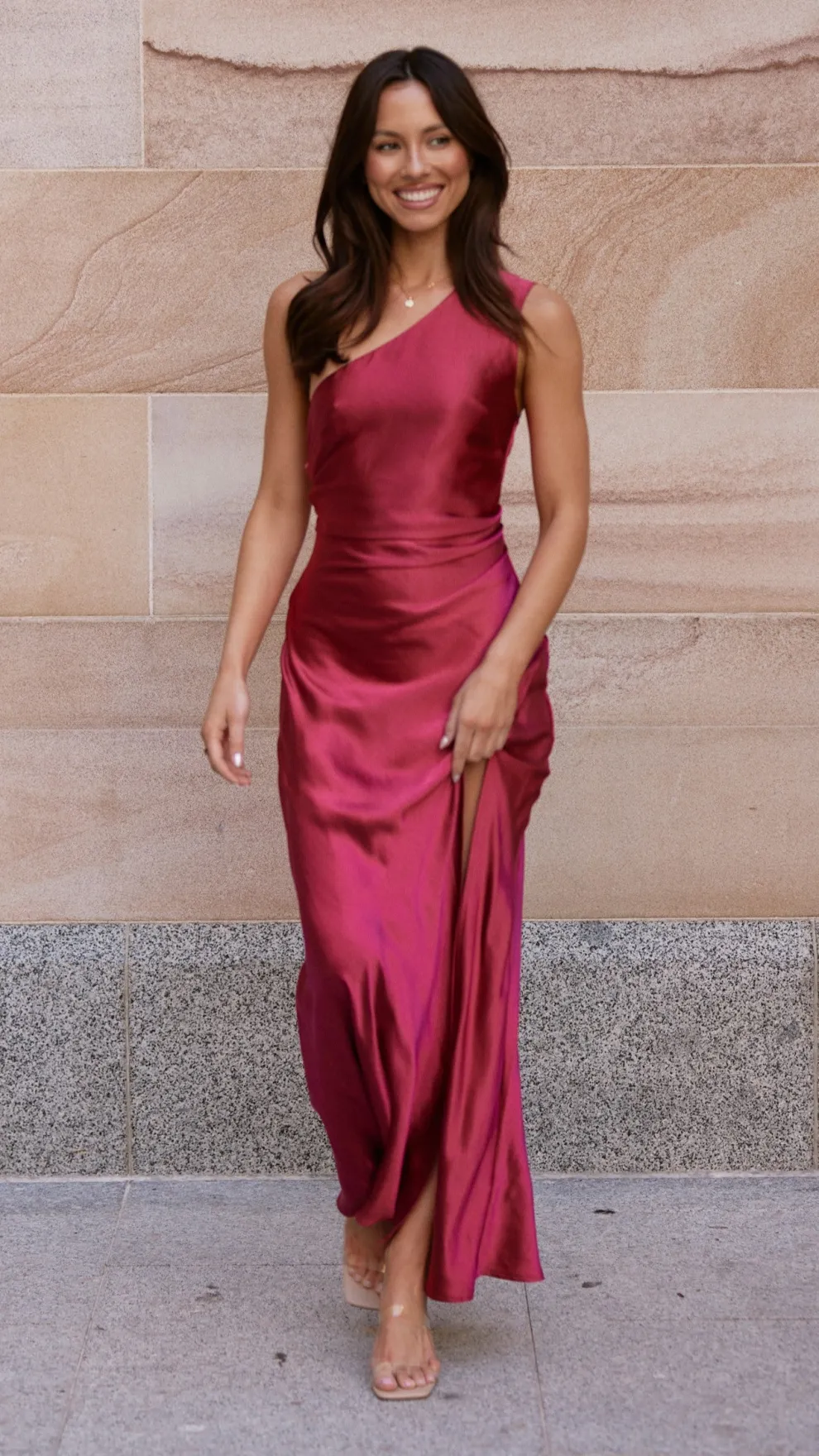 Victoria Maxi Dress - Wine