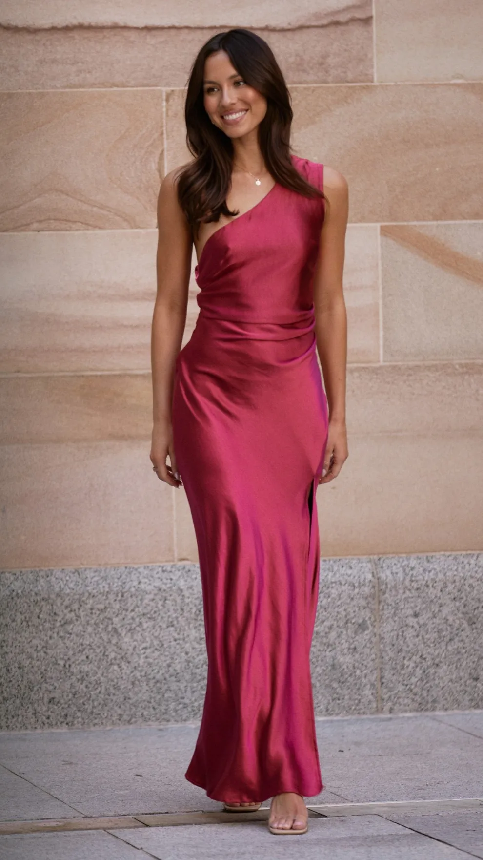 Victoria Maxi Dress - Wine