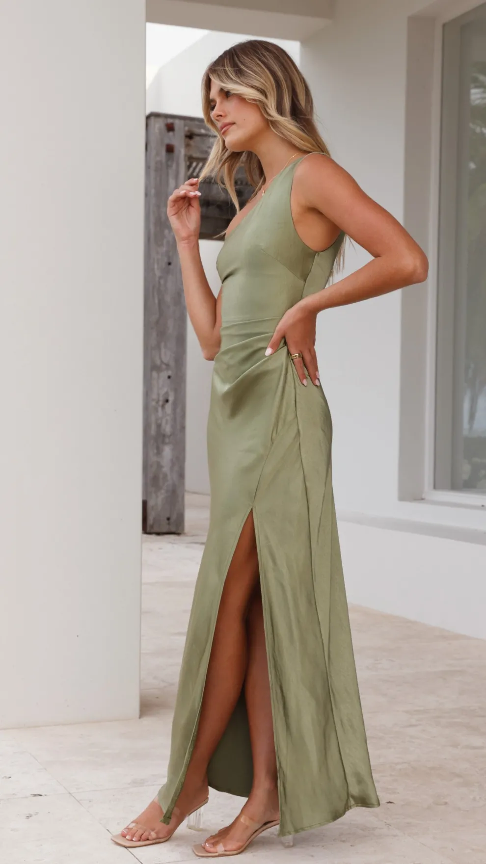 Victoria Maxi Dress - Olive