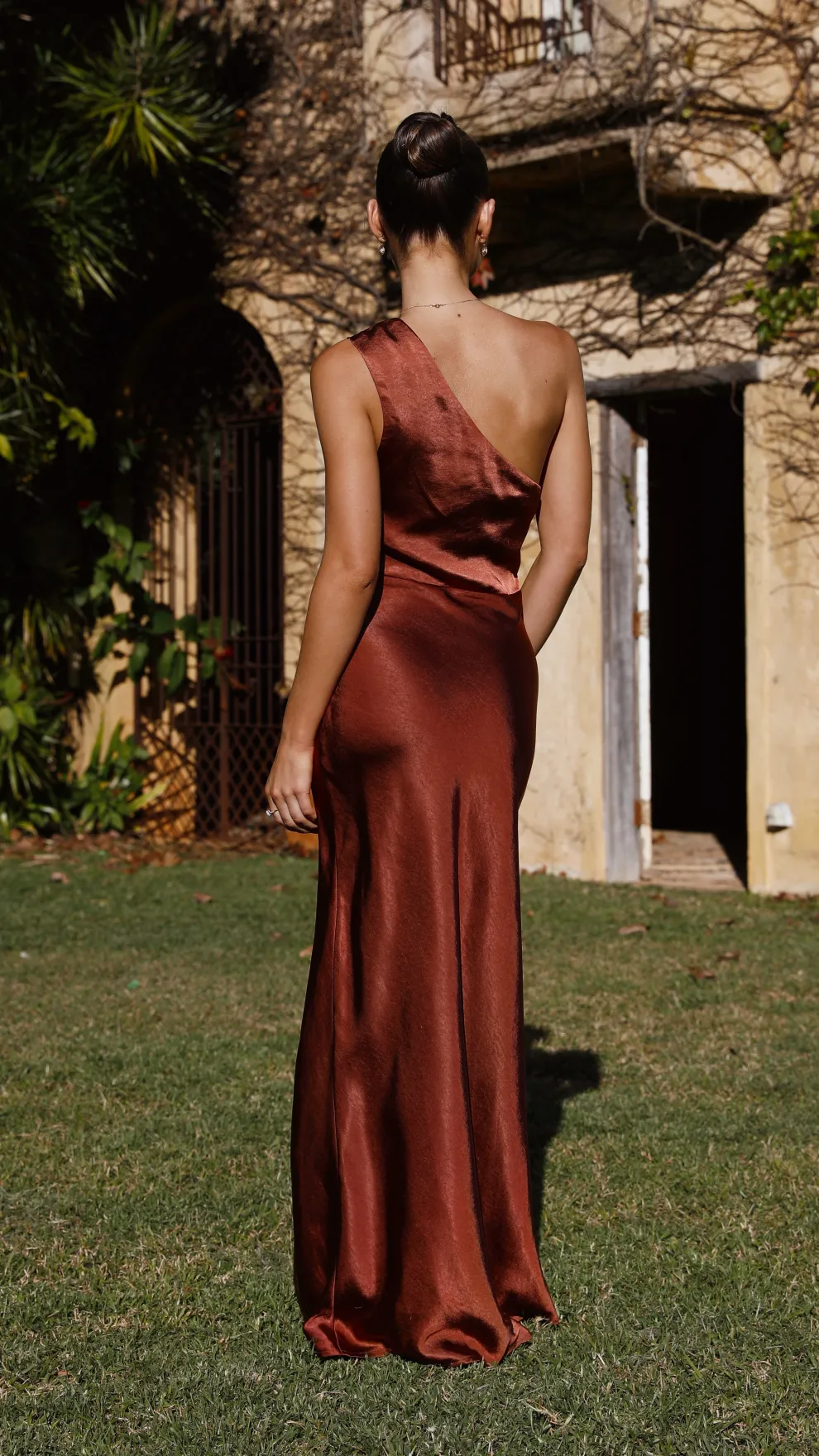 Victoria Maxi Dress - Rust