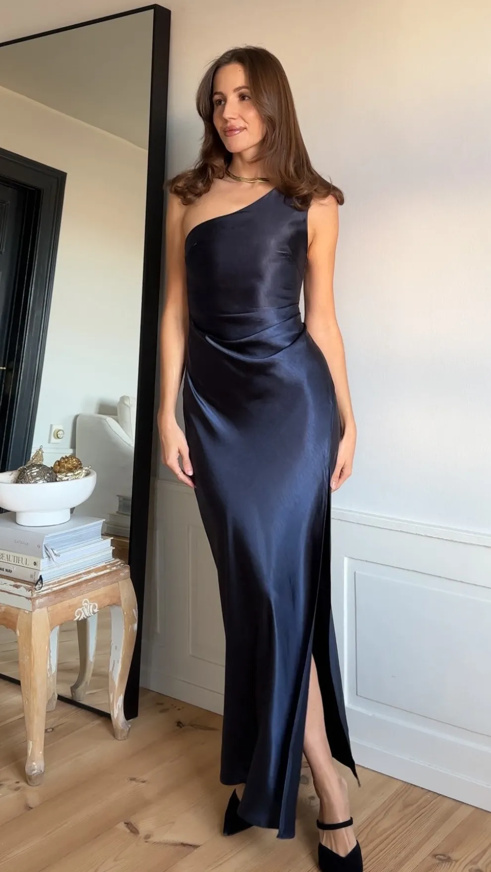 Victoria Maxi Dress - Navy