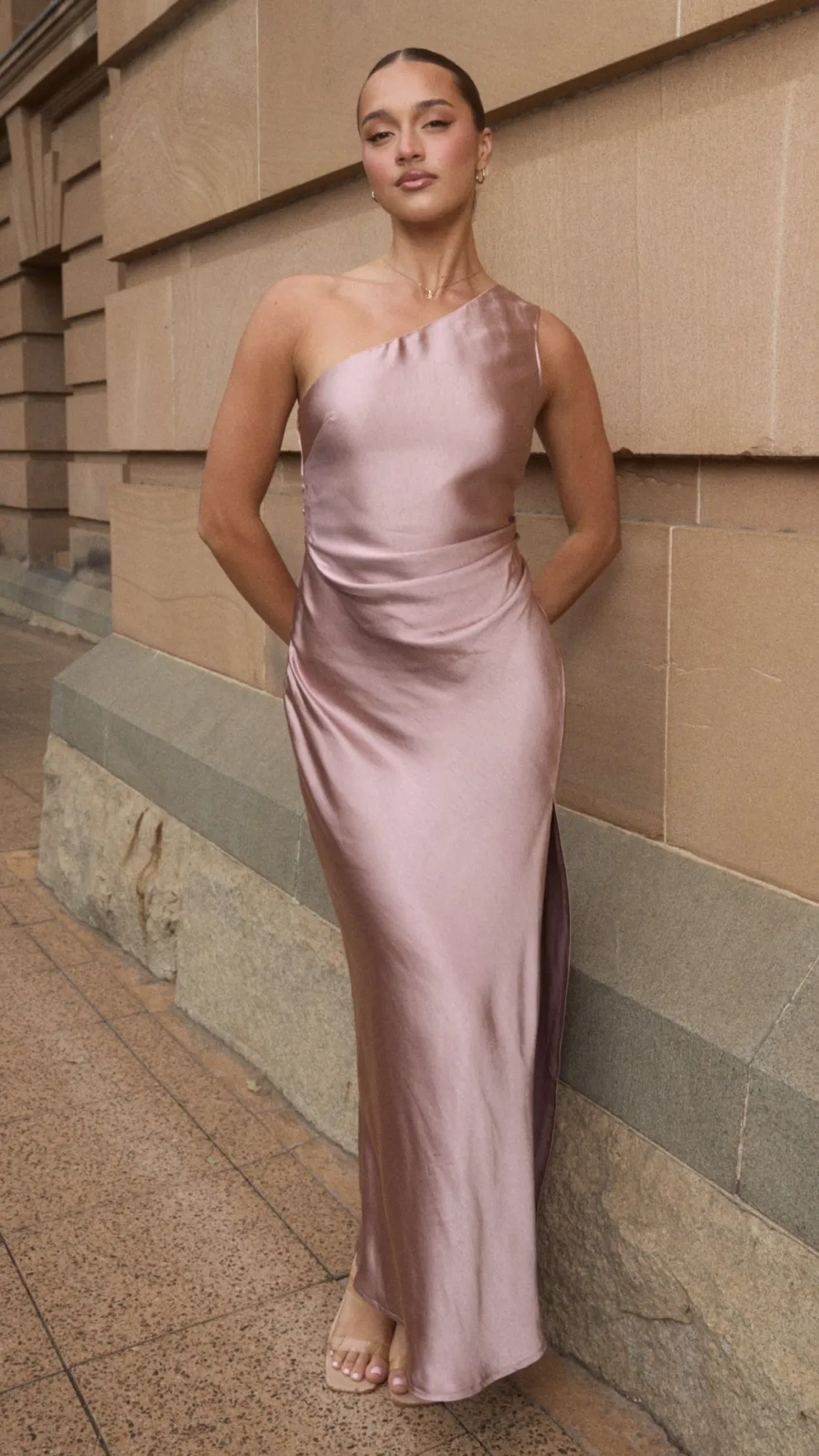 Victoria Maxi Dress - Dusty Pink