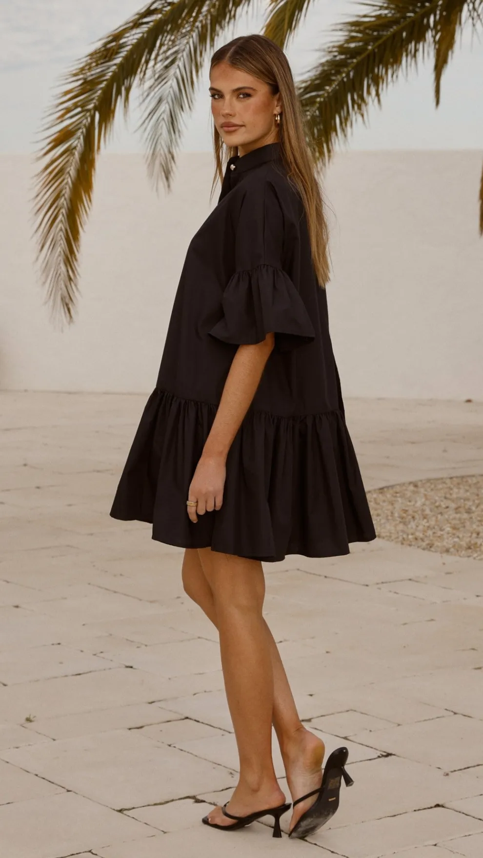 Viola Mini Dress - Black