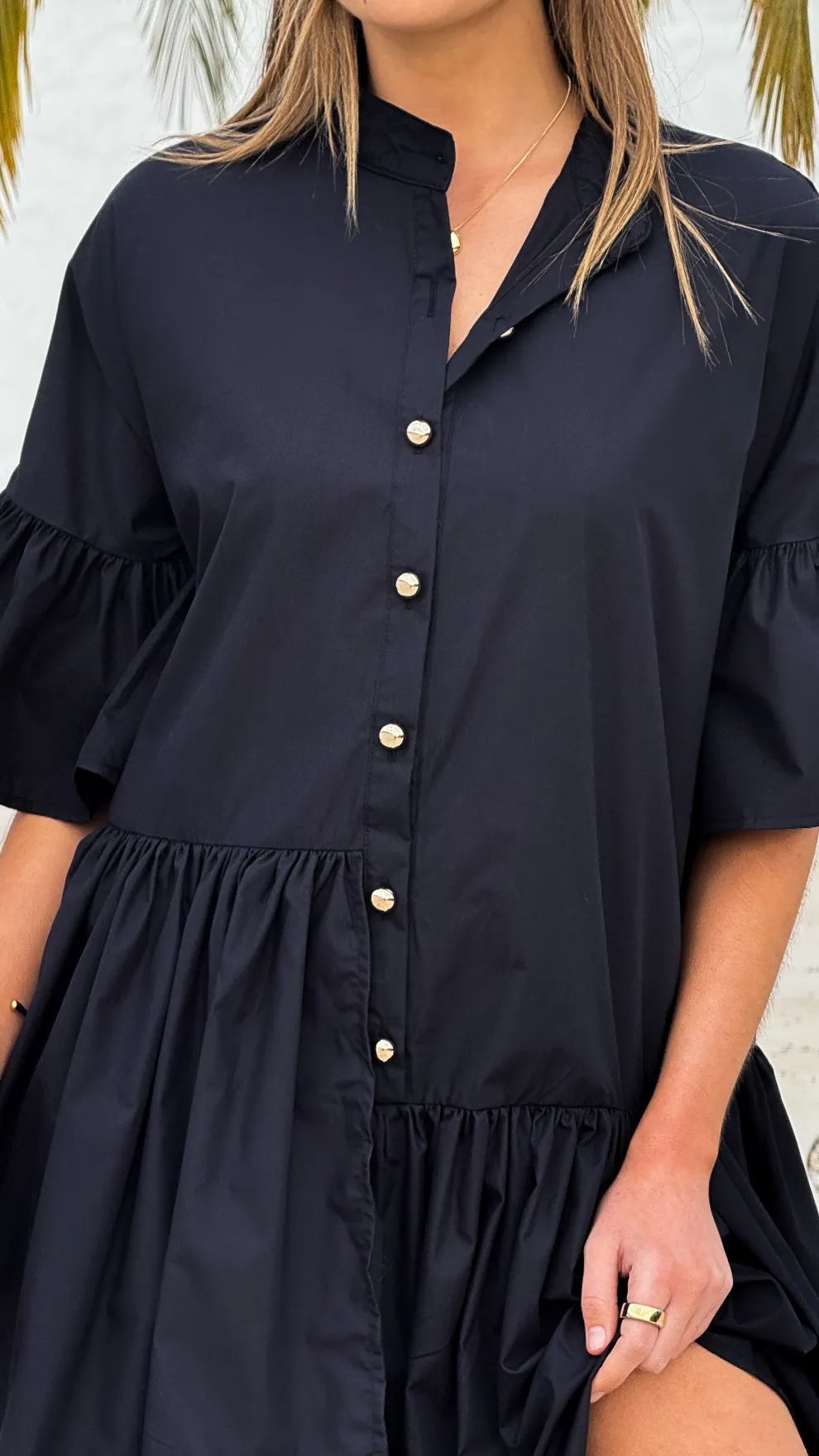 Viola Mini Dress - Black