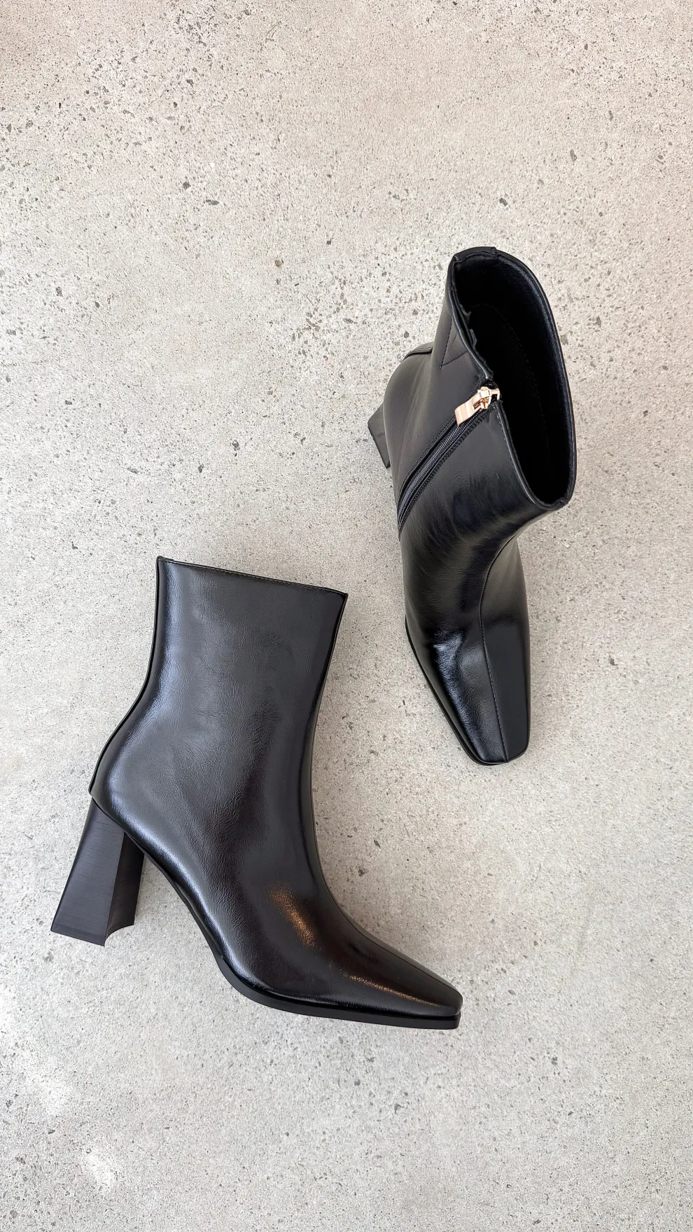 Wez Boots - Black Shine