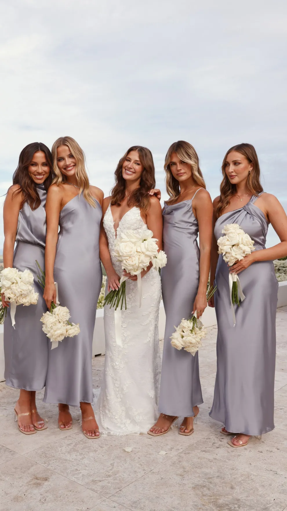 Willow Maxi Dress - Steel Blue