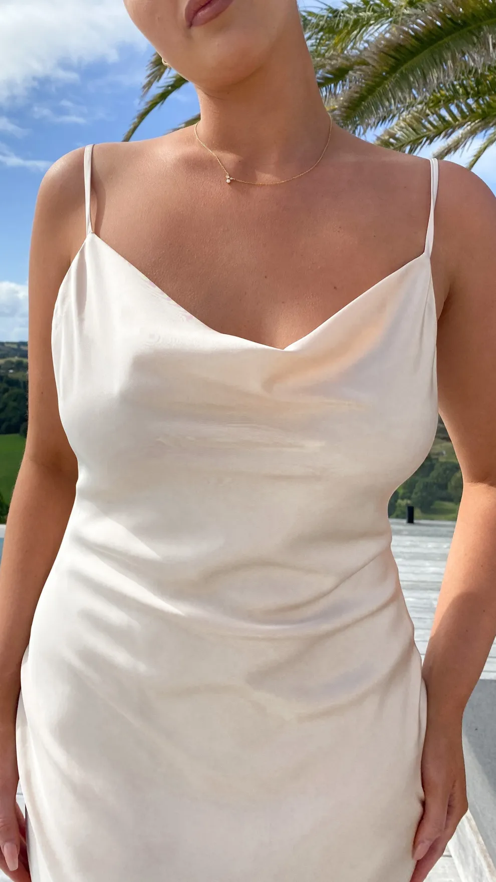 Willow Maxi Dress - Champagne