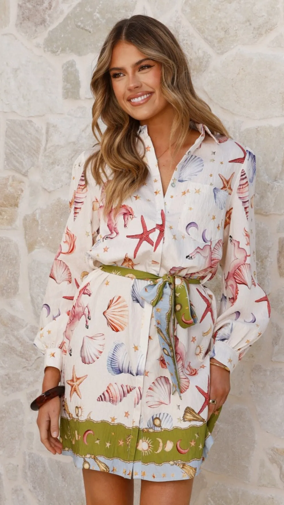 Xara Mini Dress - Ethereal Print