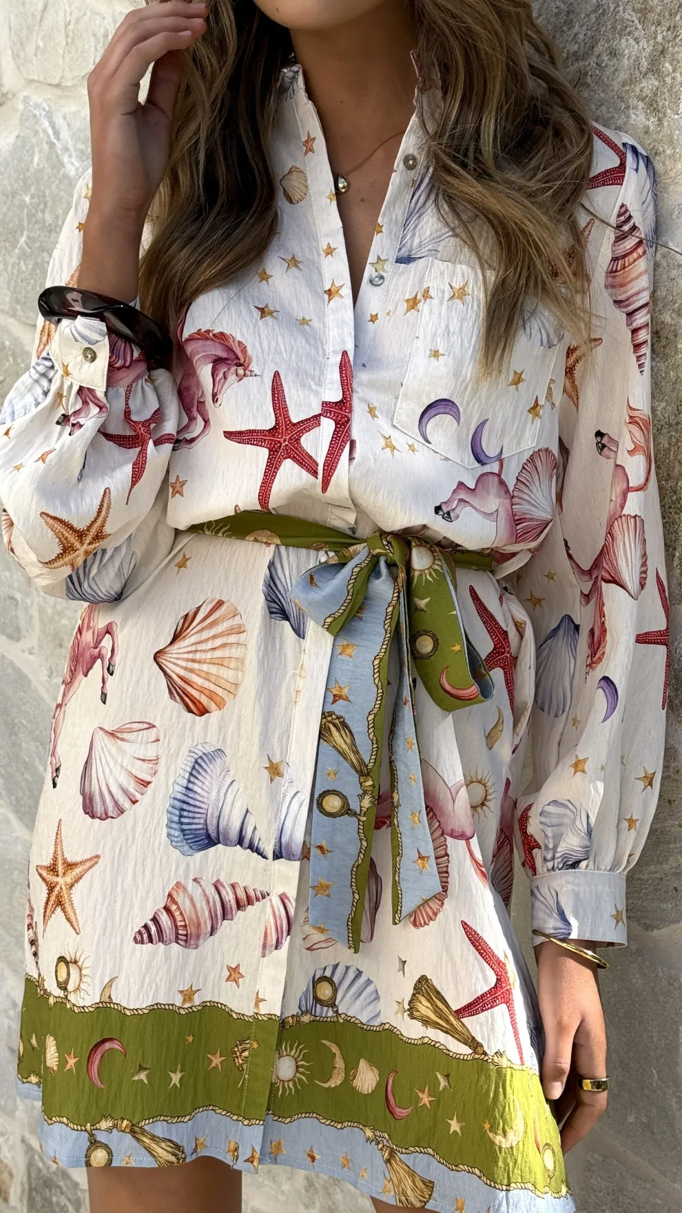 Xara Mini Dress - Ethereal Print