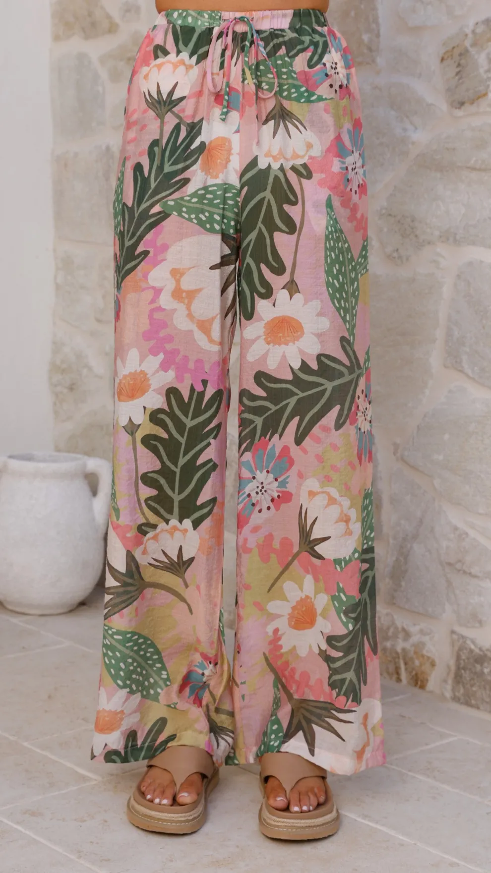 Xiana Pants - Tropical Print