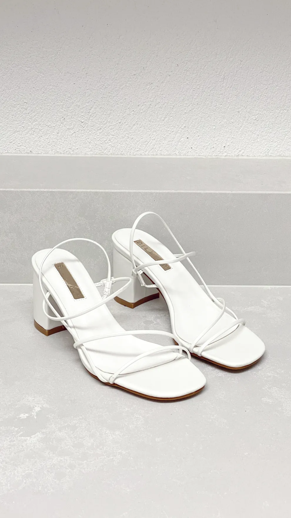 Yachi Heels - White