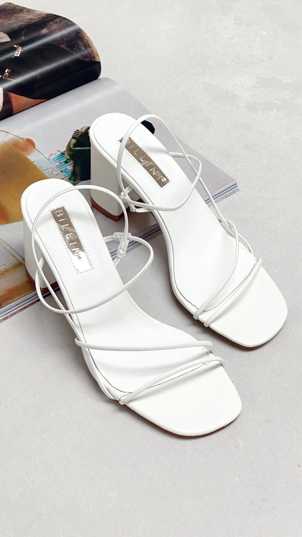 Yachi Heels - White